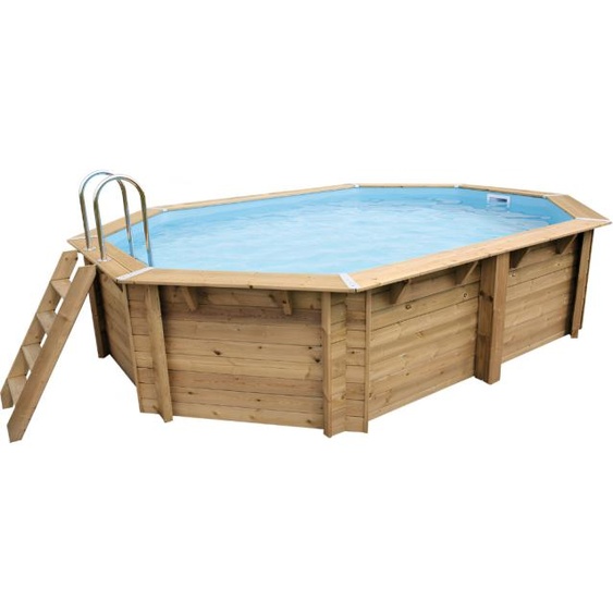 Piscine Ubbink bois Azura - 300 x 400 x H 120 cm (Filtre à sable)
