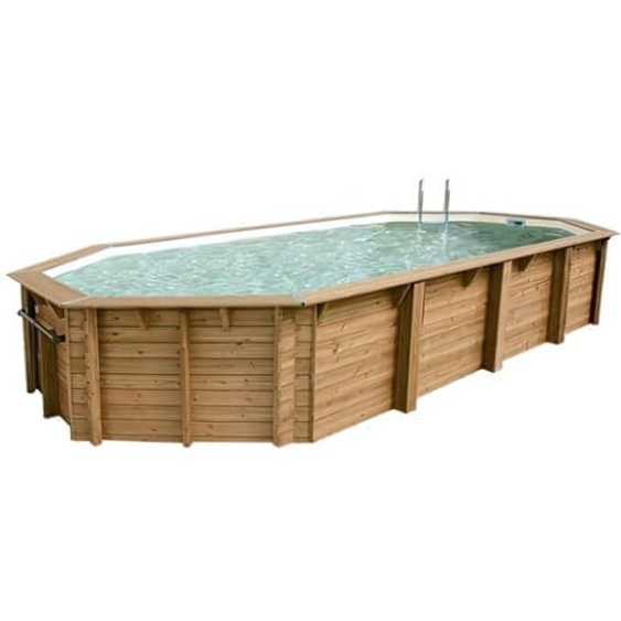 Piscine Ubbink bois Océa 860 x 470 x H 130 cm (Filtre à sable) -