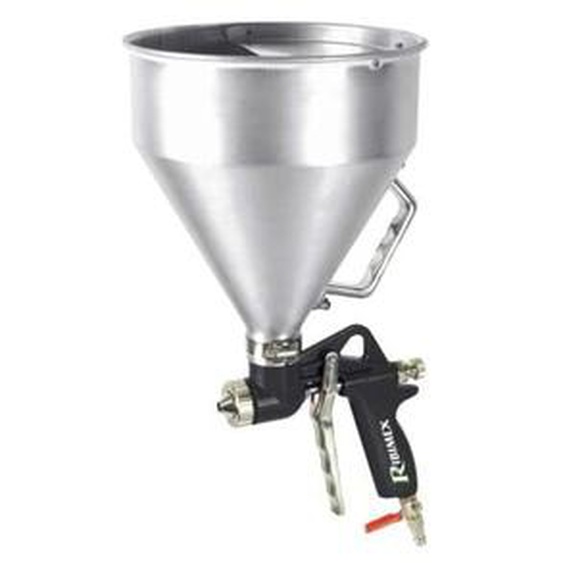 Pistolet à crépir pneumatique godet 5 litres