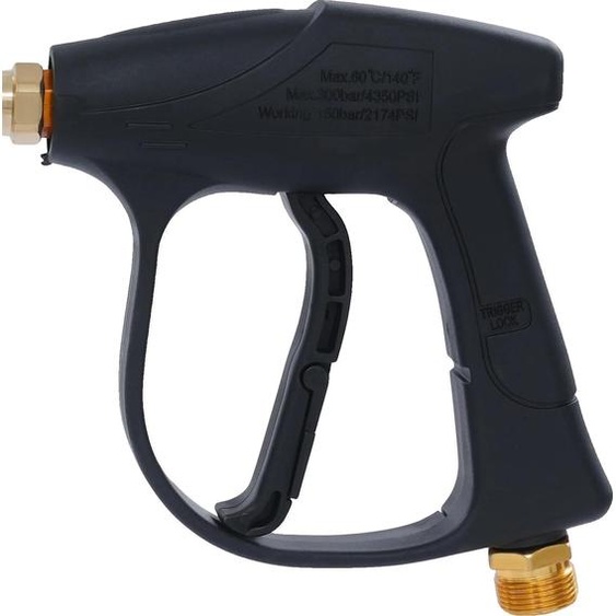 Pistolet nettoyeur haute pression, 5 types de buses, mousse réglable, noir