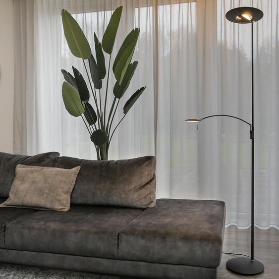 Steinhauer - lampadaire - Zenith LED - noir - plastique métal - Ø 28cm - LED - 7860ZW