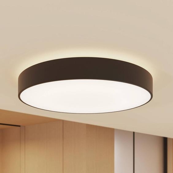 Plafonnier LED Vanida Arcchio, dimmable, noir, Cuisine, Aluminium, Moderne, Plafonnier LED