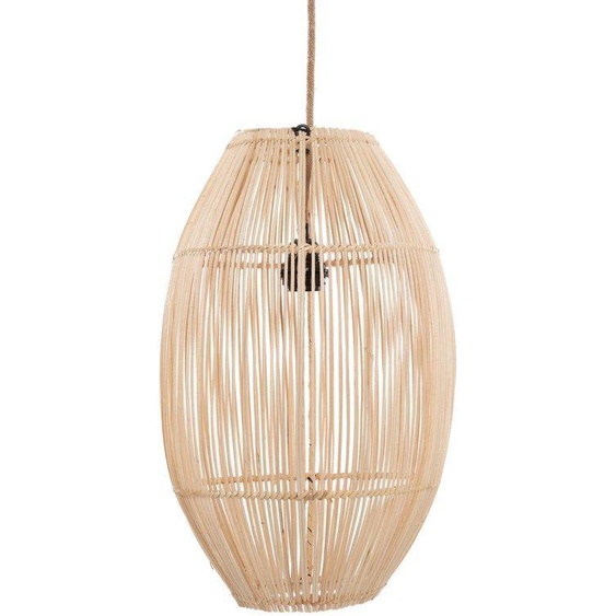 Lampe de salon Naturelle en bois, blanche