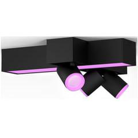 Plafonnier - PHILIPS HUE - Centris LED - 3 lumières -  cross Ceiling - Noir