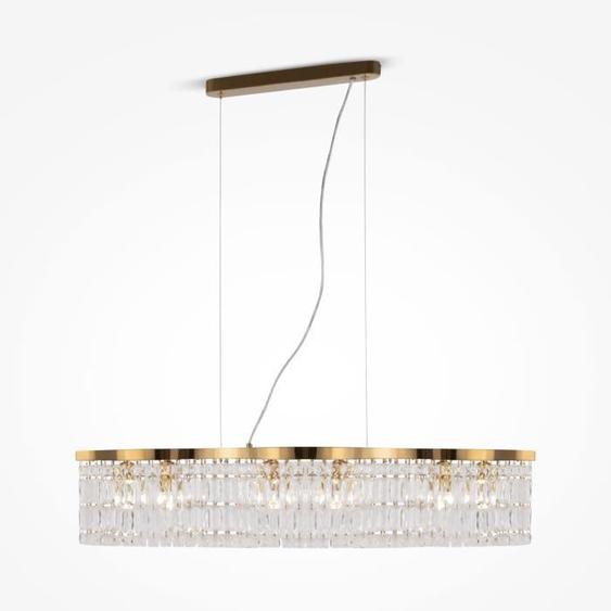 Plafonnier suspendu - Maytoni - Dune - 6 lumières - Métal doré - E14 - Design contemporain