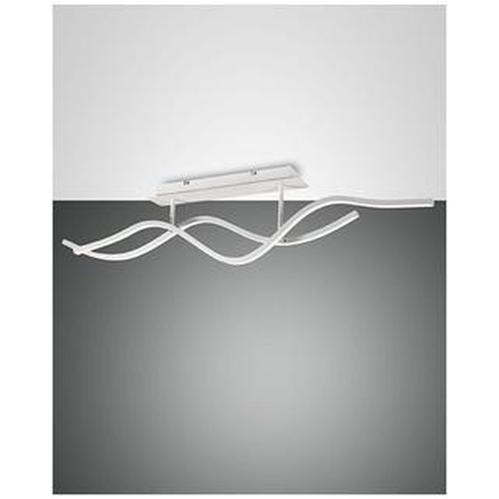 Plafonnier suspendu Sinuo LED 36W blanc 3666-65-102 Fabas Luce