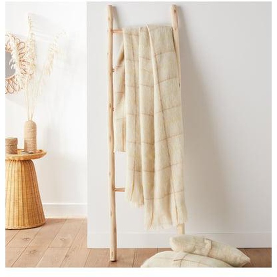 Plaid à carreaux, aspect mohair, Sarna