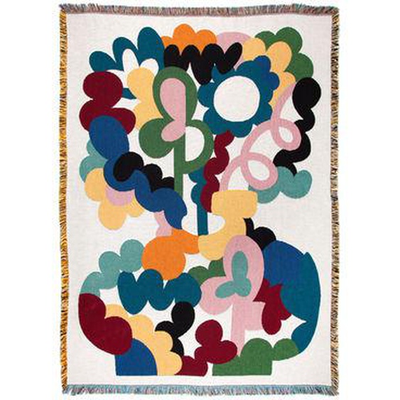 Plaid Alessi tissu multicolore / By Micke Lindebergh - 137 x 178 cm - Slowdown Studio