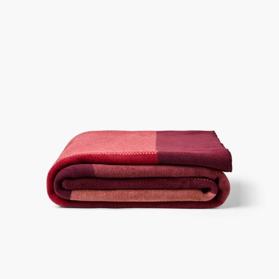 Plaid Clusaz acajou