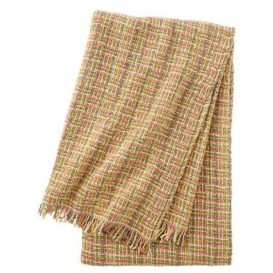 Plaid en coton beige, Sicile