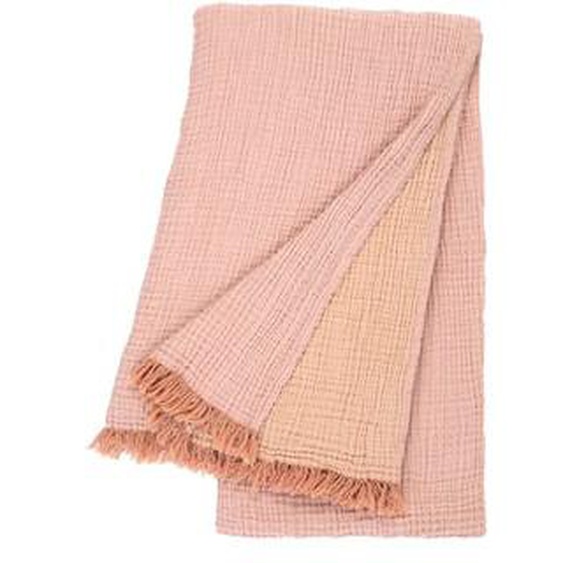 Plaid en gaze de coton bleu, Cyclades