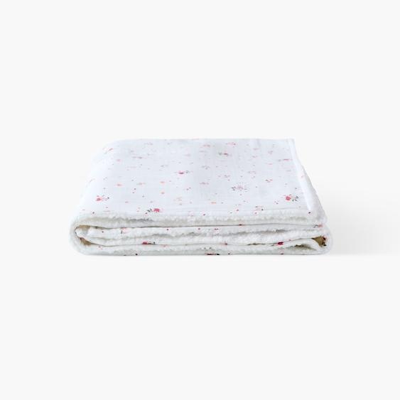Plaid enfant Lino gaze de coton nude