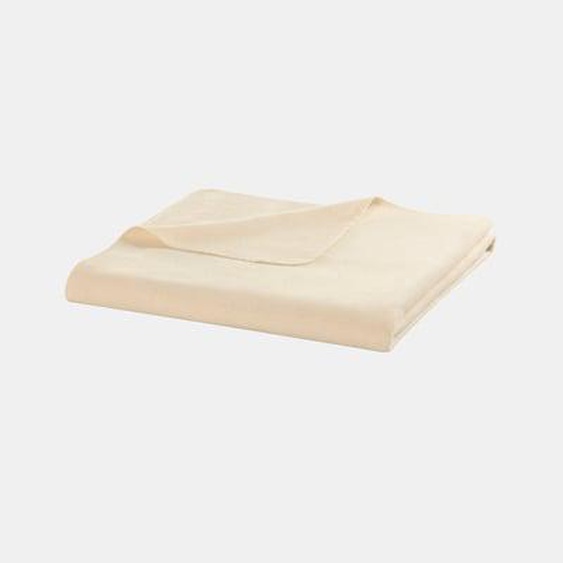 Plaid - Pearl - coton recyclé - Solids - 150 x 200 cm - Beige