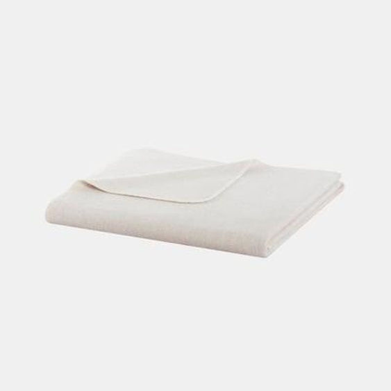 Plaid - Pearl - coton recyclé - Solids - 150 x 200 cm - Gris