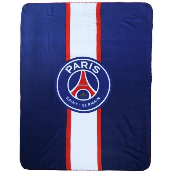 Plaid Polaire Imprimé, Psg 2023 Bleu