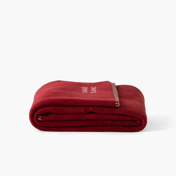 Plaid Marmotte rouge