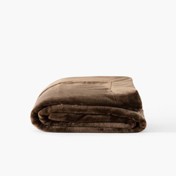 Plaid polaire Oslo bronze