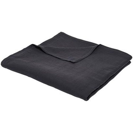 Plaid Uni Ou Jeté De Canapé Gaze De Coton -