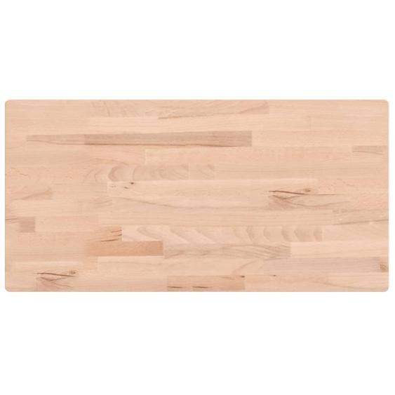 Plan de toilette 100x50x1,5 cm en hêtre massif