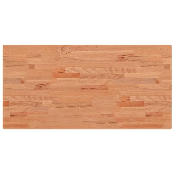 Plan de toilette 100x50x2,5 cm en hêtre massif