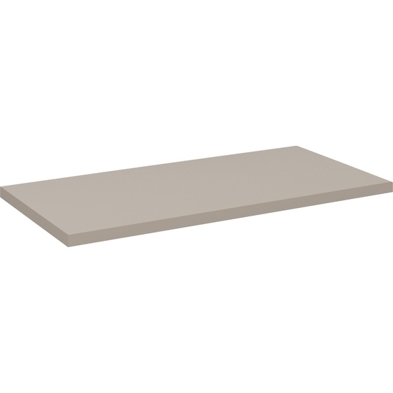 Plan De Toilette 80 Cm Cachemire Mat Pour Lavabo À Poser Mdf