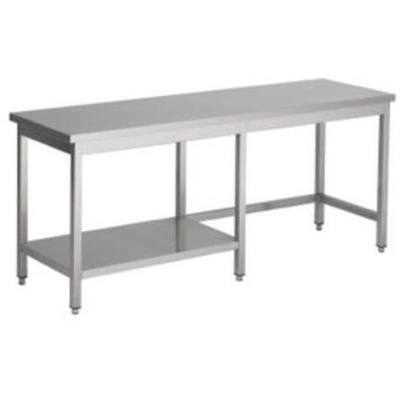 Plan de travail demi-étagère 1600 - COMBISTEEL - Cuisine - Gris - Métal