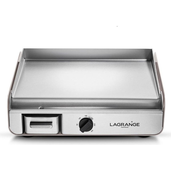 Plancha éléctrique 2300w plaque inox 45x33cm - Lagrange - 219105 -