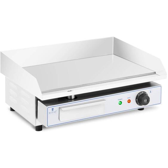 Plancha Électrique Professionnelle Plaque De Cuisson Lisse Acier 55x40cm 3kW