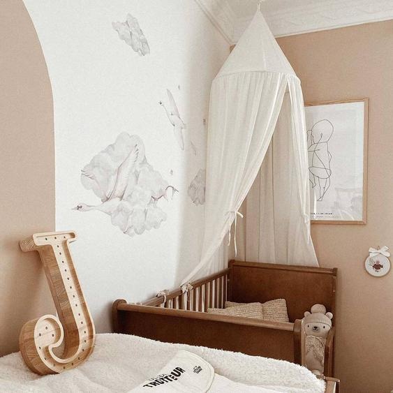 Planche De Stickers Enfants - Cygnes Blue