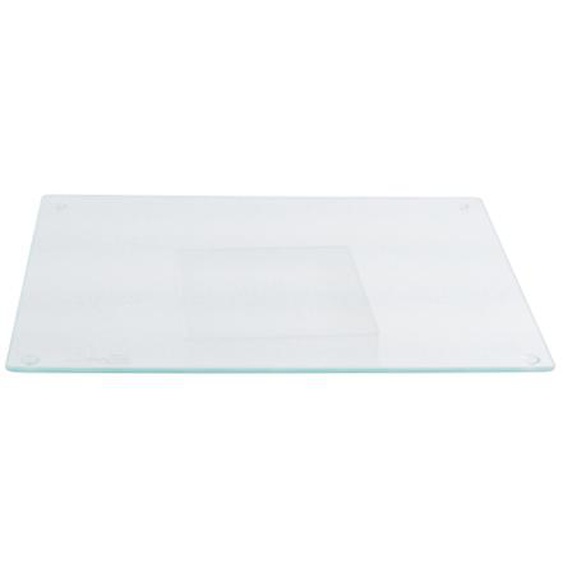 Planche rectangulaire en verre transparent 40x30cm