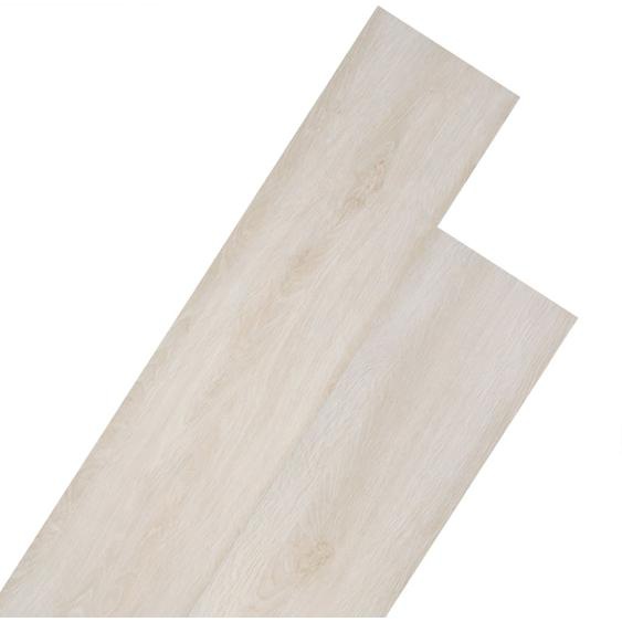 Planches de plancher PVC Non auto-adhésif Chêne blanc classique