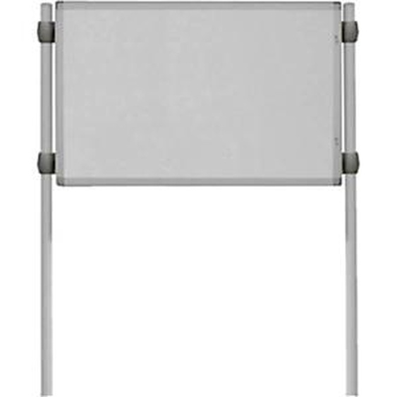 Planorga Vitrine dextérieur NF Antares 12 feuilles - Cadre aluminium - Pieds scellés