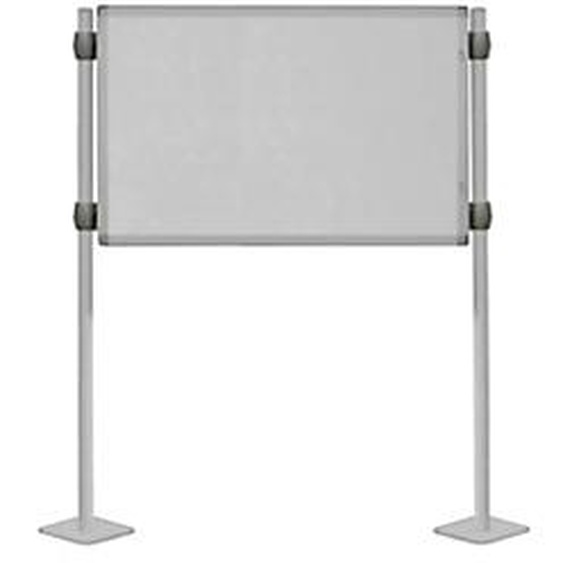 Planorga Vitrine dextérieur NF Antares 12 feuilles - Cadre aluminium - Pieds vissés