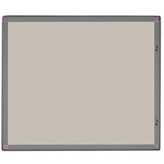 Planorga Vitrine dextérieur NF haute sécurité porte battante 6 feuilles - Cadre gris
