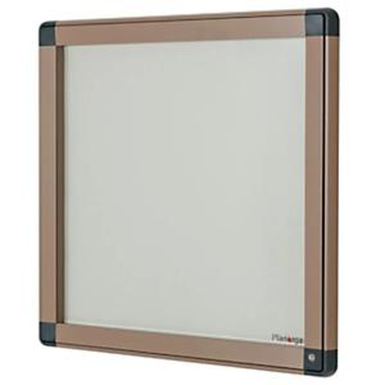 Planorga Vitrine dextérieur NF haute sécurité porte battante 6 feuilles - Cadre sable