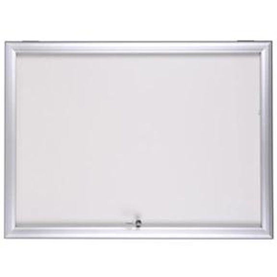 Planorga Vitrine déxterieur Reverso 18 feuilles - Cadre aluminium - Porte levante