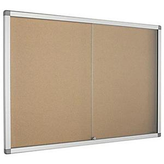 Planorga Vitrine dintérieur 18 feuilles A4 fond liège
