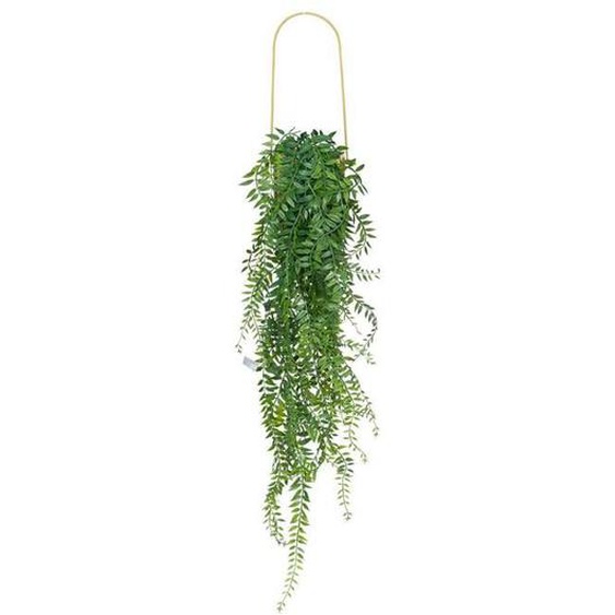Plante artificielle en pot en métal H82cm doré - Or - Atmosphera createur dinterieur