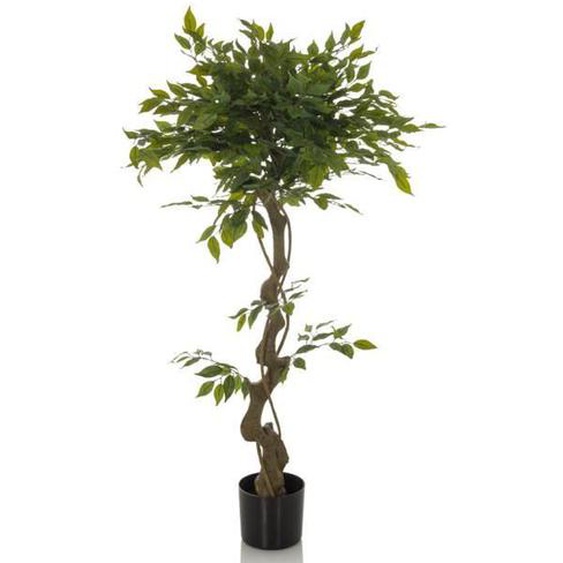 Plante artificielle - hjh OFFICE - FICUS I - Vert - Plastique, Tissu