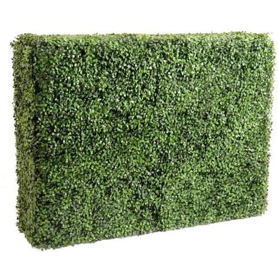 Plante artificielle haute gamme Spécial extérieur - Buis artificiel HAIE - Dim : 80 x 35 x 108 cm