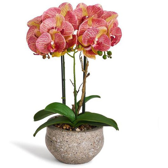 Plante artificielle Orchidée Rose 42 cm