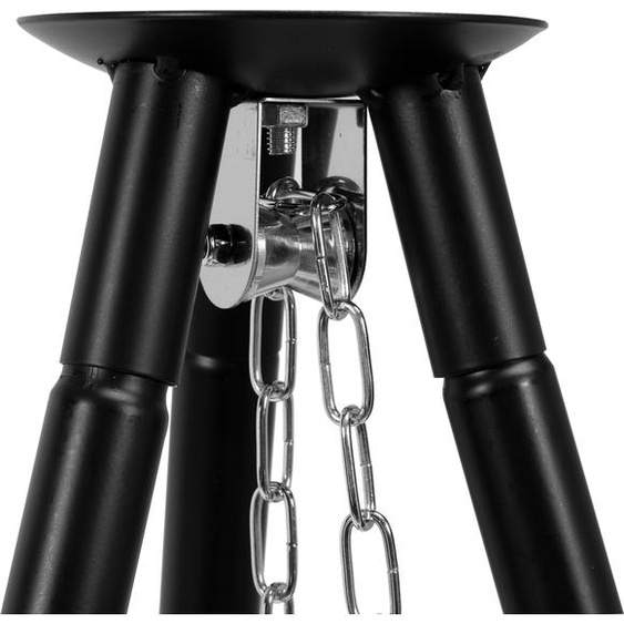 Brasero, trépied + gril suspendu, 52 cm, 1,52 m