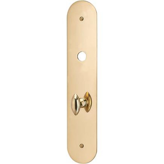 Plaque Anglaise condamnation laiton 250x50x2 mm