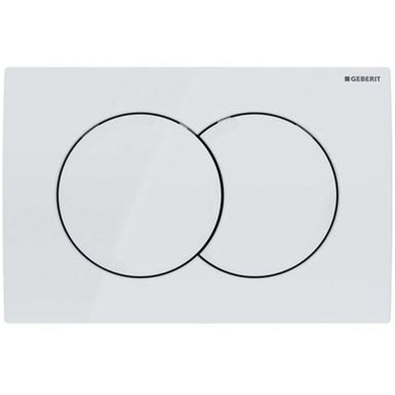 Plaque de commande Delta01, Blanc (115.107.11.1) - Geberit