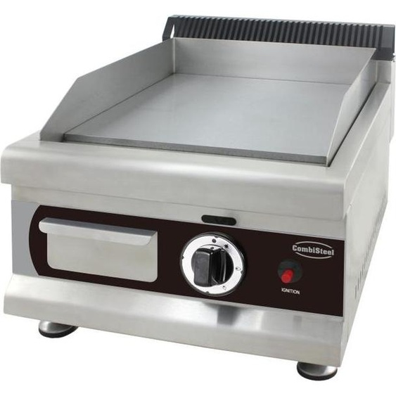 Plaque de cuisson à gaz Combisteel avec kit de conversion en acier inoxydable