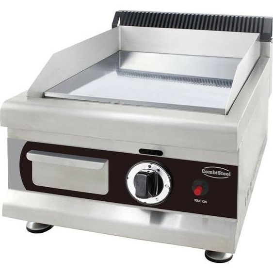 Plaque de cuisson à gaz Combisteel avec kit de conversion en acier inoxydable