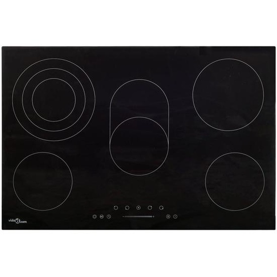 Plaque de cuisson Céramique 5 brûleurs Contrôle tactile 8500 W