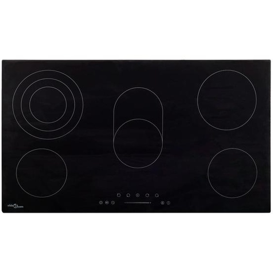 Plaque de cuisson Céramique 5 brûleurs Contrôle tactile 8500 W