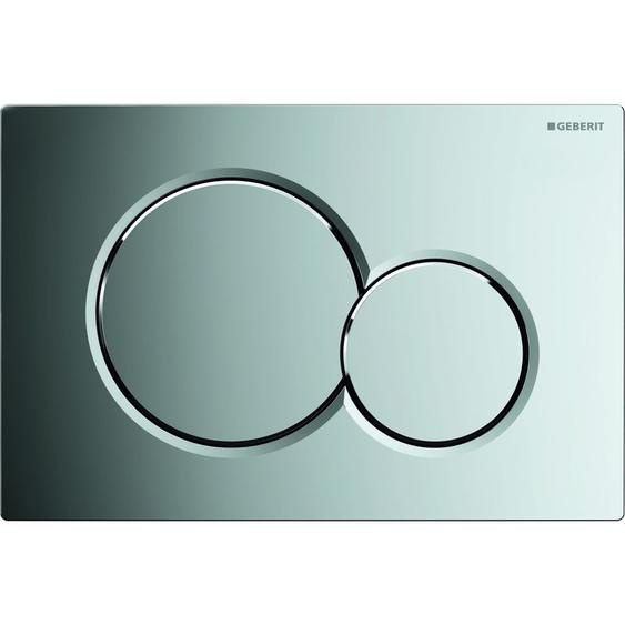 Plaque de déclenchement sigma 01 chromé brillant pour bati-support Duofix UP320 / UP720 Geberit 115.770.21.5