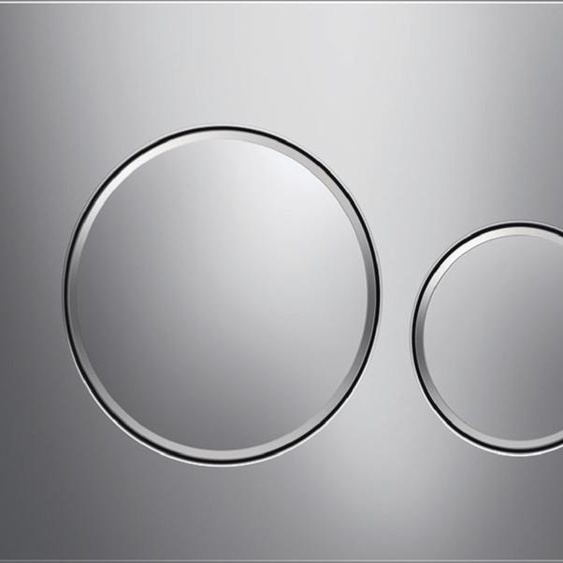 Plaque de déclenchement double touche WC DUOFIX SIGMA 20 chromé mat GEBERIT 115.882.KH.1